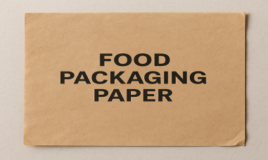 Verpackungspapier aus Kraftpapier für Lebensmittel